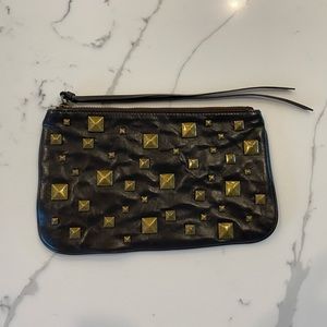 Studded Leather Pouch
